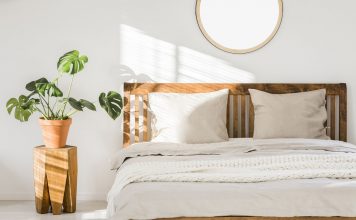 Dormitorio de matrimonio, cabecero y cama